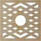 Ekena Millwork Chevron Wood Fretwork Pierced Ceiling Medallion, Birch, 32"OD x 8 1/4"ID x 3/8"T CMWP32X32X0375CHBI - alternate 2